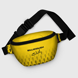 Поясная сумка Billie Eilish: Yellow Autograph, цвет: 3D-принт — фото 2