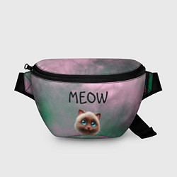 Поясная сумка Кошечка, цвет: 3D-принт