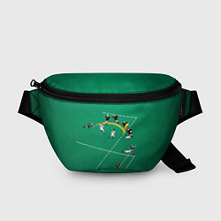 Поясная сумка Игра в регби, цвет: 3D-принт