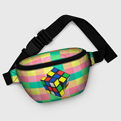 Поясная сумка Кубик Рубика, цвет: 3D-принт — фото 2