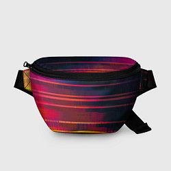 Поясная сумка Glitch of gradient, цвет: 3D-принт