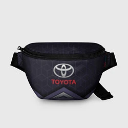 Поясная сумка TOYOTA, цвет: 3D-принт