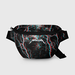 Поясная сумка METALLICA GLITCH STORM, цвет: 3D-принт