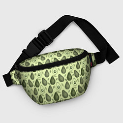 Поясная сумка Авокадо паттерн, цвет: 3D-принт — фото 2