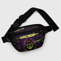 Поясная сумка Hacked, цвет: 3D-принт — фото 2