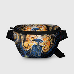 Поясная сумка Van Gogh Tardis цвета 3D-принт — фото 1