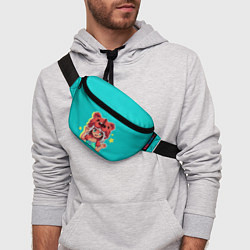 Поясная сумка BEAR GIRL, цвет: 3D-принт — фото 2