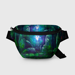 Поясная сумка Дорога в храм, цвет: 3D-принт