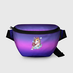 Поясная сумка Единорог, цвет: 3D-принт