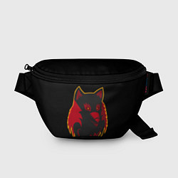 Поясная сумка Wolf Logo, цвет: 3D-принт
