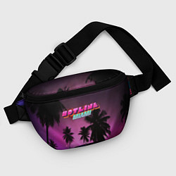 Поясная сумка HOTLINE MIAMI, цвет: 3D-принт — фото 2