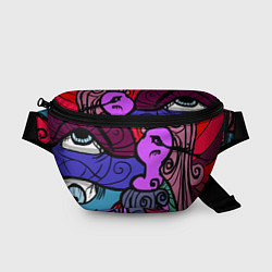 Поясная сумка Девушка, цвет: 3D-принт