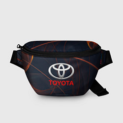 Поясная сумка TOYOTA, цвет: 3D-принт