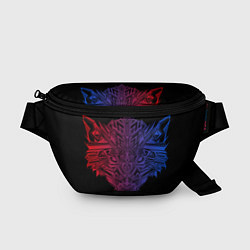 Поясная сумка Wolf art, цвет: 3D-принт