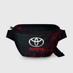 Поясная сумка TOYOTA, цвет: 3D-принт