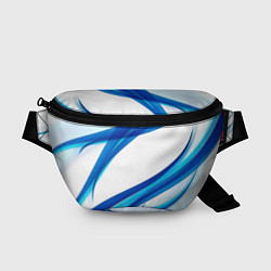 Поясная сумка STRIPES BLUE, цвет: 3D-принт