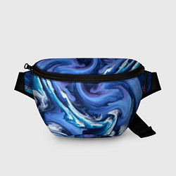 Поясная сумка Абстрактные волны, цвет: 3D-принт