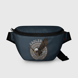 Поясная сумка Летящий орёл, цвет: 3D-принт