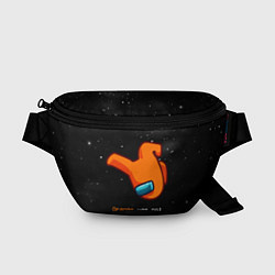 Поясная сумка AMONG US - Orange, цвет: 3D-принт