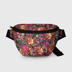 Поясная сумка Разные цветы, цвет: 3D-принт