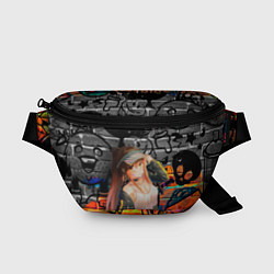 Поясная сумка Аниме девушка, цвет: 3D-принт