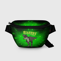 Поясная сумка Roarrr! Динозавр T-rex, цвет: 3D-принт