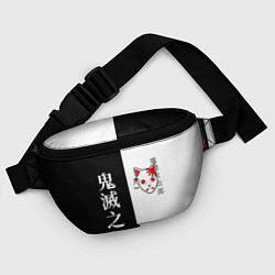 Поясная сумка МАСКА ТАНДЖИРО TANJIRO MASK, цвет: 3D-принт — фото 2