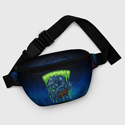 Поясная сумка Оборотень зомби, цвет: 3D-принт — фото 2