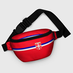 Поясная сумка Сборная Сербии, цвет: 3D-принт — фото 2