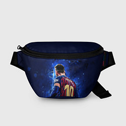 Поясная сумка Leo Messi Лео Месси 10, цвет: 3D-принт