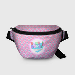 Поясная сумка Doki Doki Literature Club Лого паттерн Z, цвет: 3D-принт