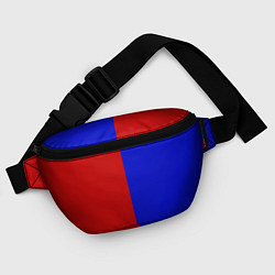 Поясная сумка Красно-синий, цвет: 3D-принт — фото 2