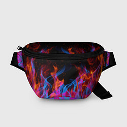 Поясная сумка ТРИ ОГНЯ FIRE СИНИЙ ОГОНЬ, цвет: 3D-принт