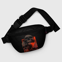 Поясная сумка Skulls Черепа, цвет: 3D-принт — фото 2