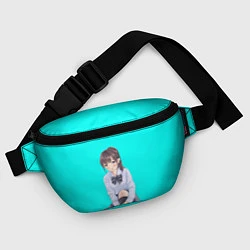 Поясная сумка Anime girl, цвет: 3D-принт — фото 2