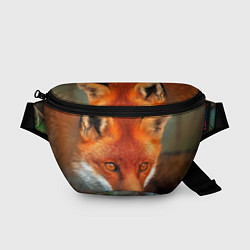 Поясная сумка Лисица охотница, цвет: 3D-принт