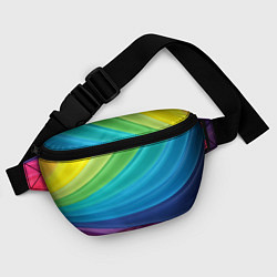 Поясная сумка Радуга, цвет: 3D-принт — фото 2