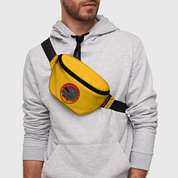 Поясная сумка Шлем Пабг, цвет: 3D-принт — фото 2