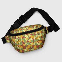 Поясная сумка Яркие осенние листья, цвет: 3D-принт — фото 2