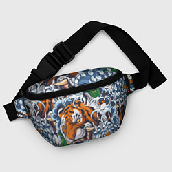 Поясная сумка Тигр, цвет: 3D-принт — фото 2