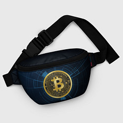 Поясная сумка BITCOIN ВАЛЮТА, цвет: 3D-принт — фото 2