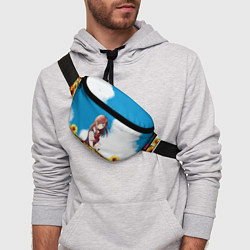 Поясная сумка Саю и Подсолнухи, цвет: 3D-принт — фото 2