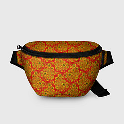 Поясная сумка Хохломские узоры, цвет: 3D-принт