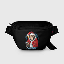 Поясная сумка CHRISTMAS обезьяна, цвет: 3D-принт