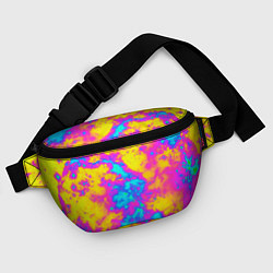 Поясная сумка Яркая абстракция космических красок, цвет: 3D-принт — фото 2