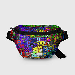 Поясная сумка Geometry Dash: All Skins, цвет: 3D-принт