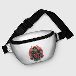 Поясная сумка Красный Шлем Самурая, цвет: 3D-принт — фото 2