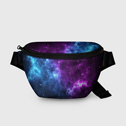 Поясная сумка NEON GALAXY НЕОНОВЫЙ КОСМОС, цвет: 3D-принт