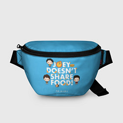 Поясная сумка Сharacters Friends, цвет: 3D-принт