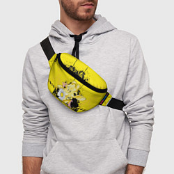 Поясная сумка Жирафа с герберой, цвет: 3D-принт — фото 2